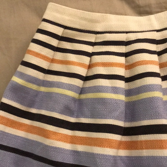 Soft striped a-line skirt - Picture 2 of 2